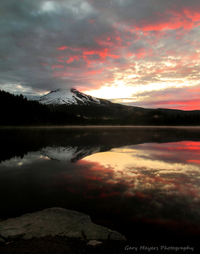 Sunrise over Mt Hood