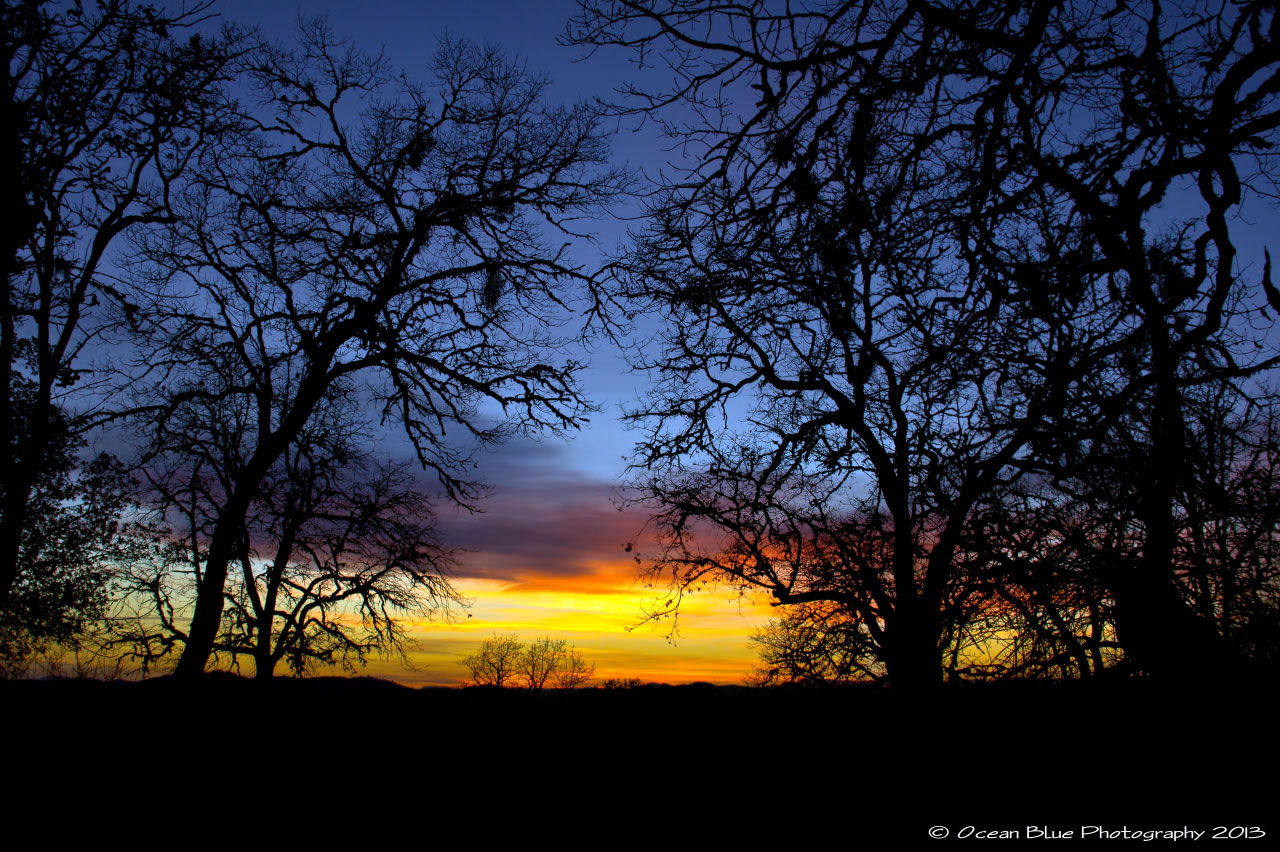 Sunset in Roseburg,Or