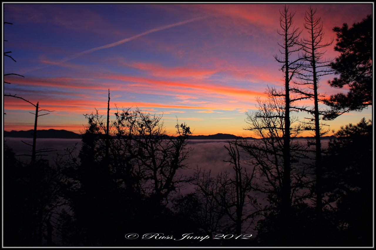 Sunset in the Rogue valley