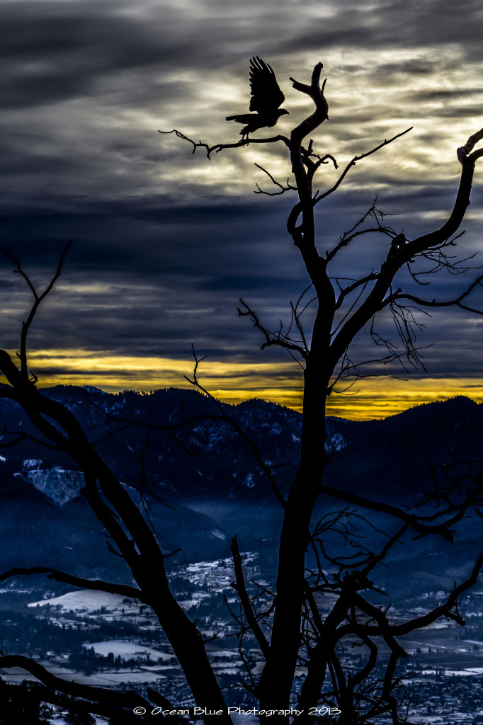 Sunset in the Rogue valley