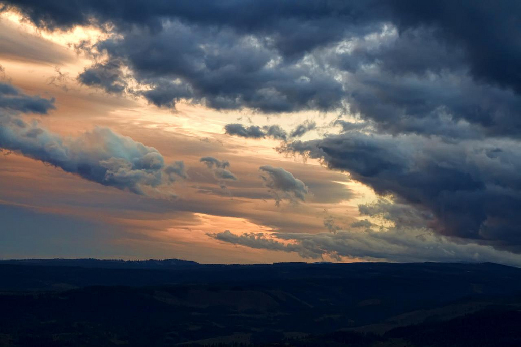Sunset in Washington.