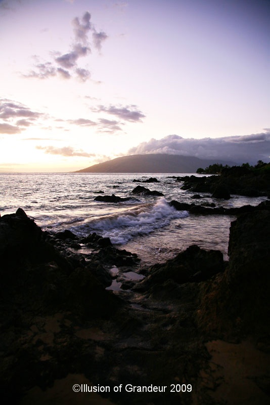 Sunset on the Beach in Maui-2