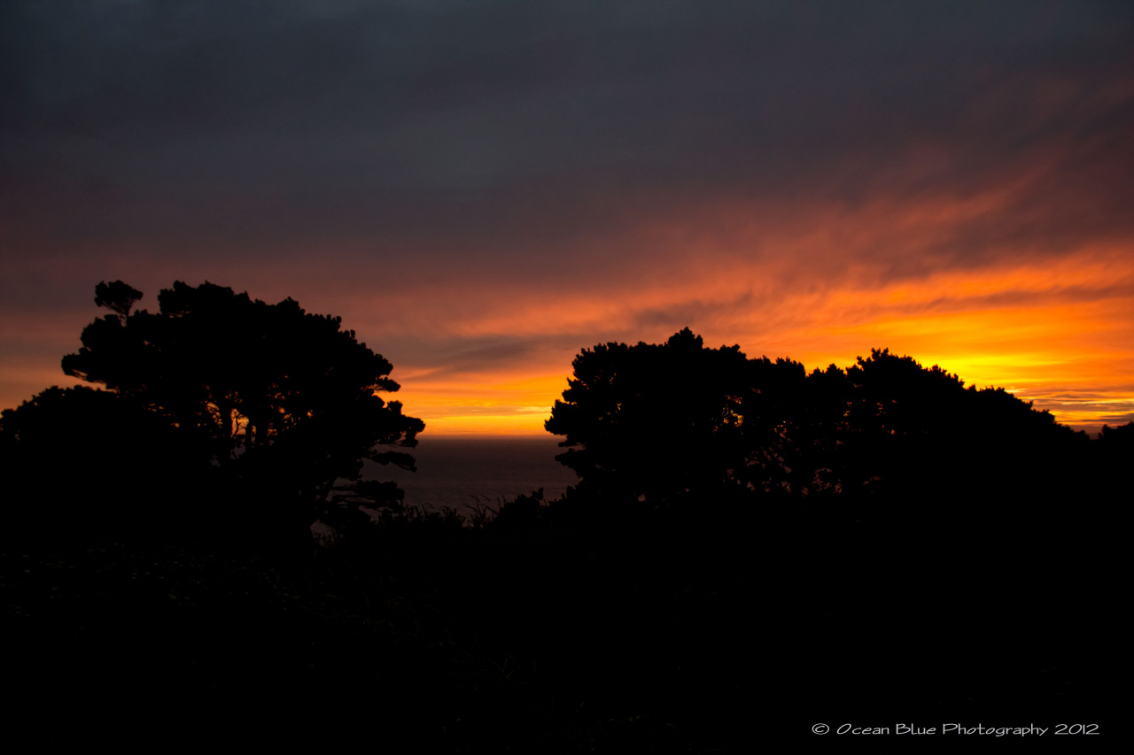 Sunset on the Oregon coast