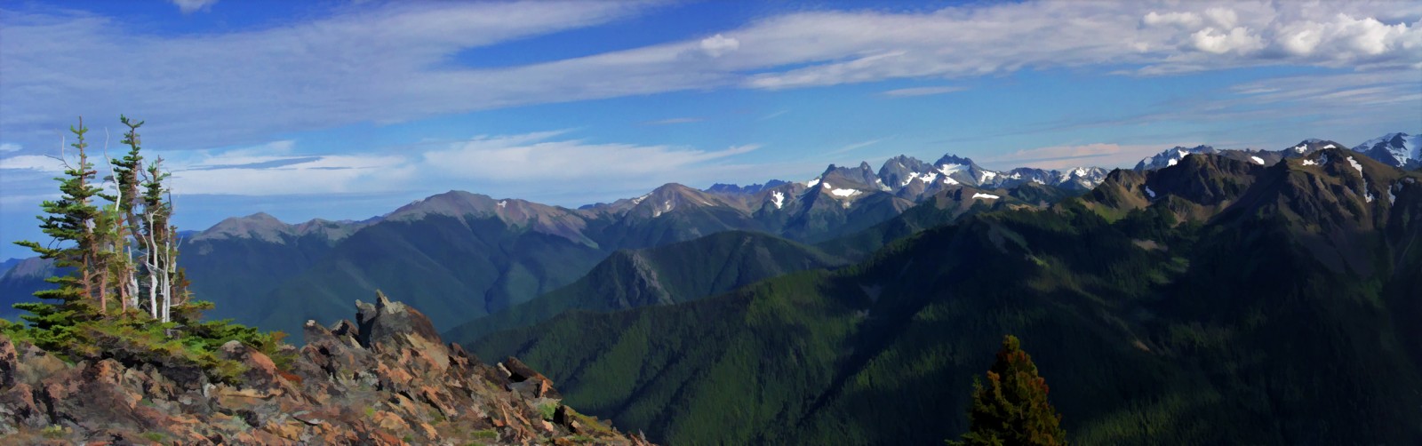 The Needles from Maiden Peak