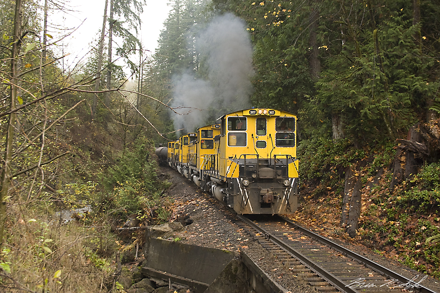 Through Ostrander Canyon