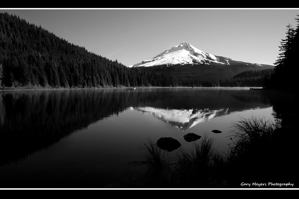 Trillium Lake B&W
