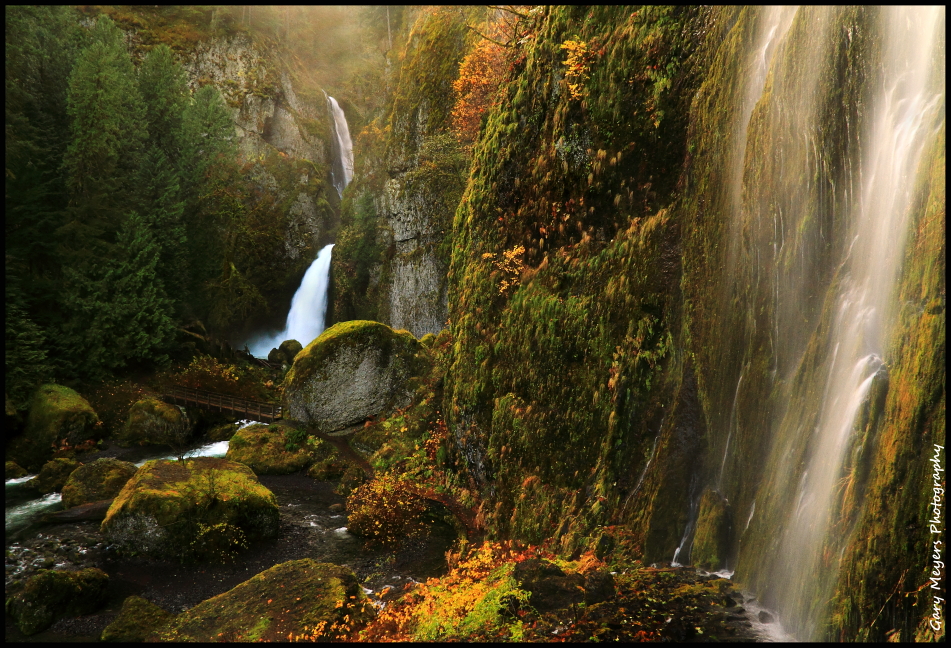 Wahclella Falls from above