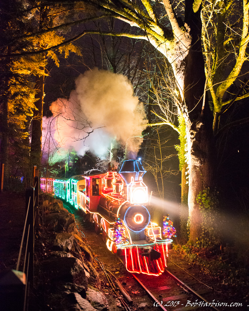 WP&Z Railway Zoo Lights Train