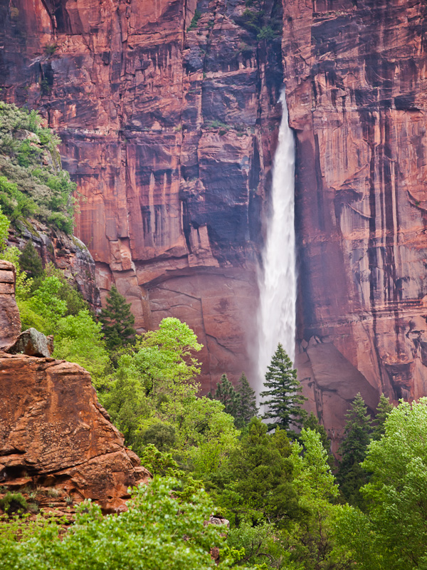 Zion National Park waterfall